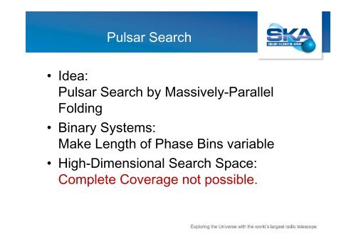 A Scalable Computer Architecture for On-line Pulsar Search on the ...
