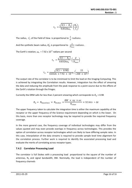 high-level ska signal processing description - The Square Kilometre ...