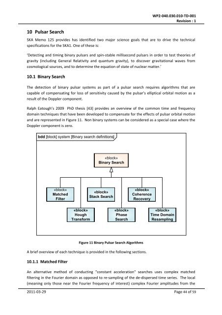 high-level ska signal processing description - The Square Kilometre ...