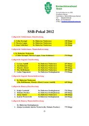 SSB-Pokal 2012 - SportschÃ¼tzen St. Hubertus Niederense