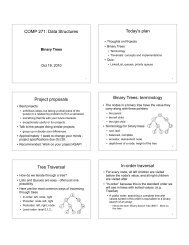 Binary trees and traversal