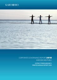 Corporate Governance Report 2010.pdf - Karo Bio