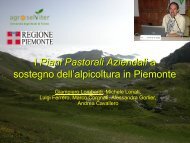 I Piani Pastorali Aziendali a Sostegno dell'Alpicoltura in ... - Siagr.org