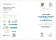 brochure tavola rotonda - SocietÃ  Italiana di Agronomia