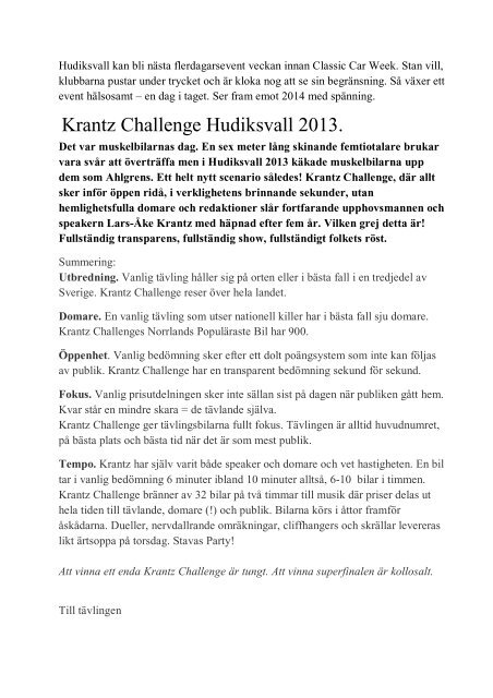 Krantz Challenge Hudiksvall 2013.pdf - Usabil.nu