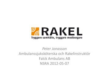 FÃ¶relÃ¤sning Rakel NSRA 20120507 - SK7DD