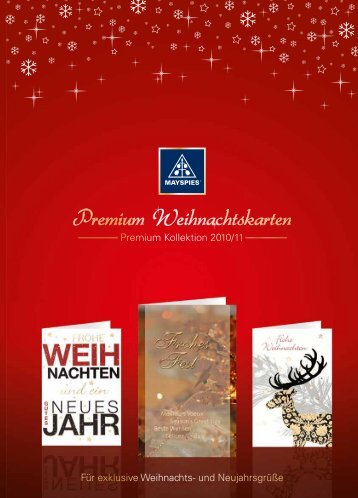 Premium Weihnachtskarten - May und Spies GmbH & Co. KG