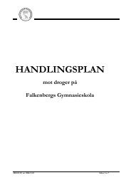 Handlingsplan mot droger