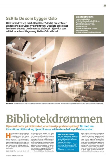 Les om BibliotekdrÃ¸mmen - Deichmanske bibliotek