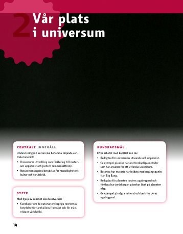 VÃ¥r plats i universum 2 - Sanoma Utbildning