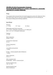 TH-0482 (12V DC) Programowalny Termostat. Wersja dla MINIB ...