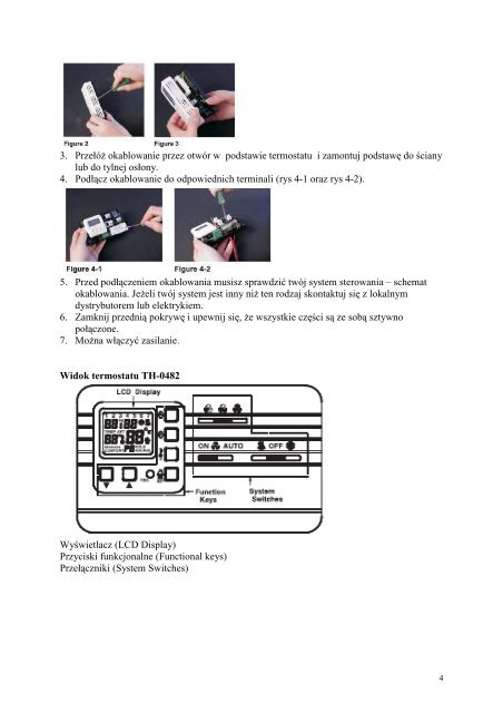 TH-0482 (12V DC) Programowalny Termostat. Wersja dla MINIB ...