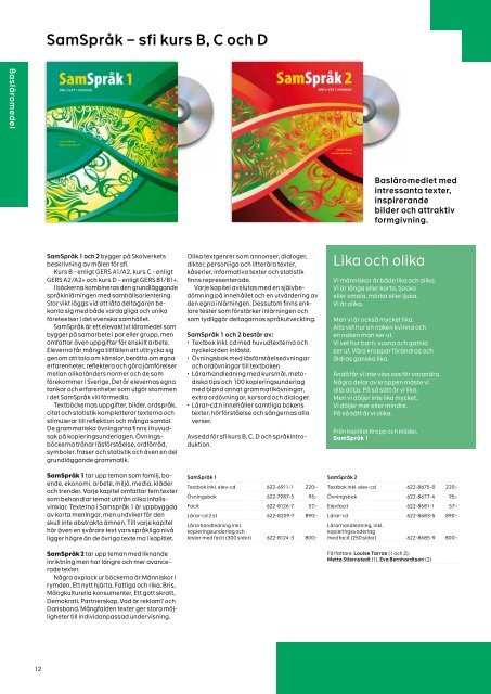 Samsprak Sfi Kurs B
