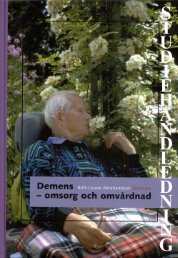 Studiehandledning Demens - omsorg och omvÃ¥rdnad - Sanoma ...