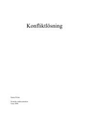 KonfliktlÃ¶sning - Svenska studiecentralen