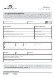 Claim Form - Kammarkollegiet