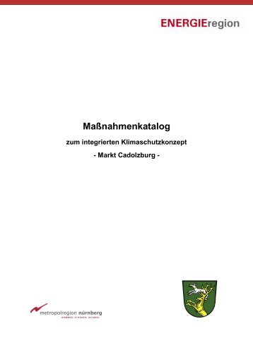 MaÃnahmenkatalog Cadolzburg - Kommunale Allianz Biberttal ...