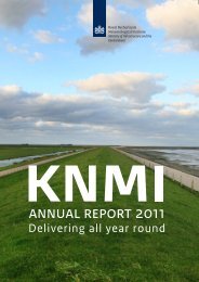 KNMI Annual Report 2011 - Delivering all year round