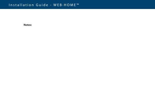 Installation Guide - WEBÂ·HOME - Danfoss.com