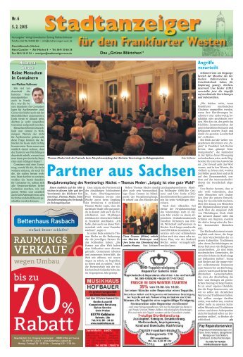 Stadtanzeiger für den Frankfurter Westen