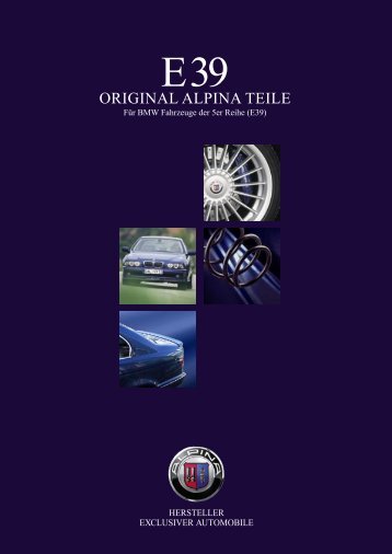 ORIGINAL ALPINA TEILE - KLINIKA BMW