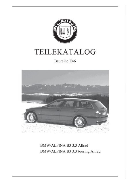 TEILEKATALOG - KLINIKA BMW