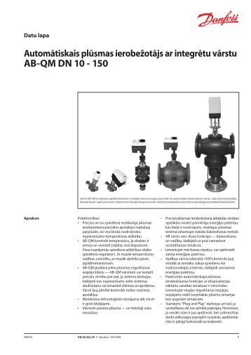AB-QM DN 10 - 150 - Danfoss apkures portÄls