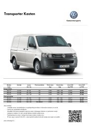 T5 Kasten Kombi 07.05.2013 - Volkswagen