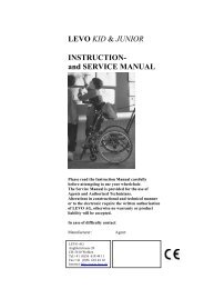 Instruction Manual LEVO KID & JR - Levo AG