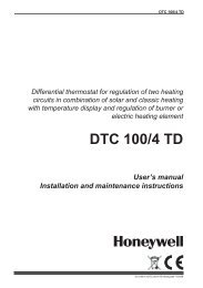 DTC 100/4 TD User's manual Installation and ... - Santeko