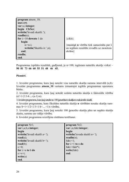 "DatormÄcÄ«ba. Skaitlisko aprÄÄ·inu realizÄcijas metodes ...