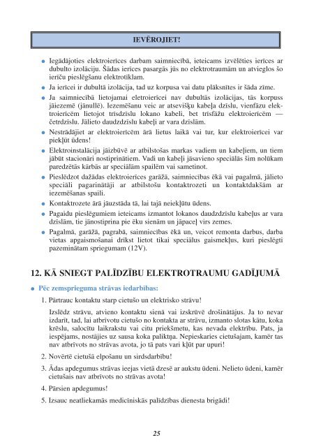 ElektrÄ«ba un ar to saistÄ«tie riska faktori - Eiropas darba droÅ¡Ä«bas un ...