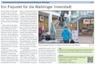 Ein Fixpunkt für die Waiblinger Innenstadt