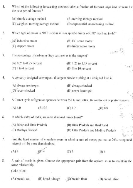 Sample Test Question Paper - rgukt