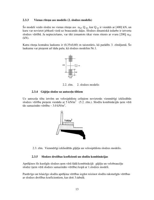 Uzdevums un norÄdÄ«jumi kursa projekta âTilts ar tÄrauda laiduma ...