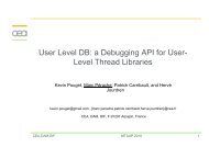 User Level DB: a Debugging API for User- Level ... - ResearchGate