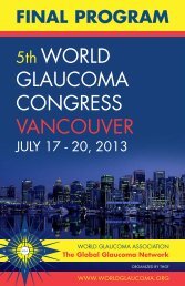 Final program now available (pdf)! - World Glaucoma Association