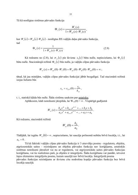 "RegulÄÅ¡anas teorijas pamati, lekciju konspekts" (.pdf)