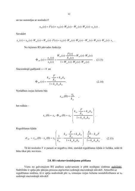 "RegulÄÅ¡anas teorijas pamati, lekciju konspekts" (.pdf)