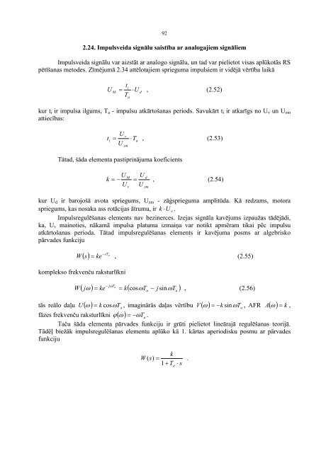 "RegulÄÅ¡anas teorijas pamati, lekciju konspekts" (.pdf)