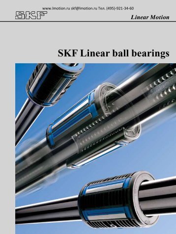 SKF Linear ball bearings