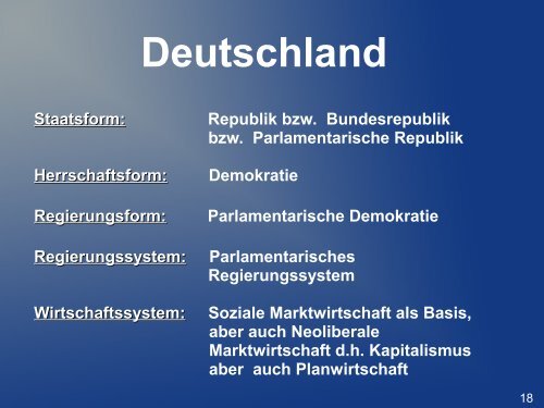 Politische Systeme und Ideologien