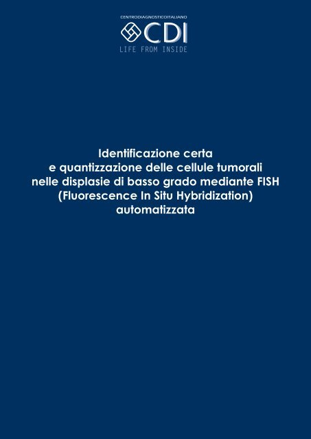 Identificazione certa e quantizzazione delle cellule tumorali ... - CDI