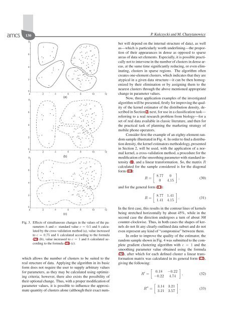 A complete gradient clustering algorithm formed with kernel estimators