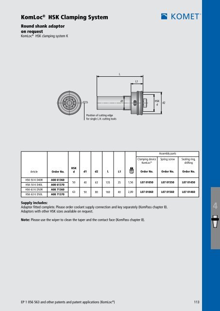 Milling Â· Turning - Komet Group