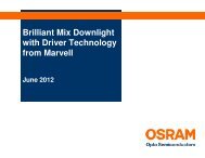 Brilliant Mix - The LED Light Site - OSRAM Opto Semiconductors