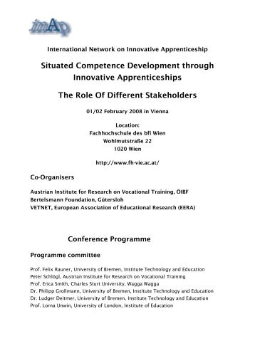 Situated Competence Development through Innovative ... - INAP