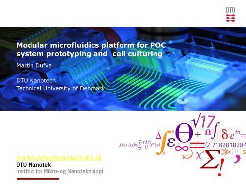 Modular microfluidics platform for POC system prototyping ... - CiPoC