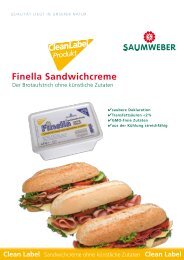 Finella Sandwichcreme - A. Saumweber GmbH
