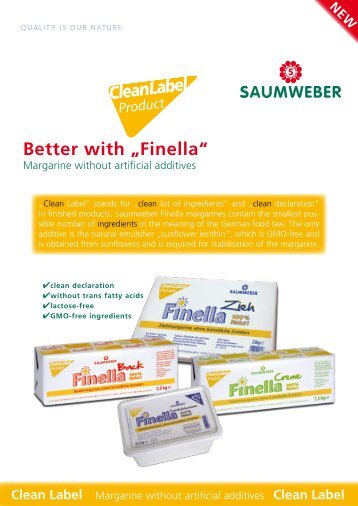 Better with âFinellaâ - A. Saumweber GmbH